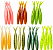 Isca Artificial Manjuba Doa 10cm C/3 Unidades de Silicone Soft de Alta Qualidade e Diversas Cores - Imagem 1