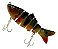 Isca Artificial Sahara Articulado HB212 10cm 22Gr Sortido Para Pesca Lambari Tucunaré Dourado Traíra. - Imagem 5