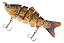 Isca Artificial Sahara Articulado HB212 10cm 22Gr Sortido Para Pesca Lambari Tucunaré Dourado Traíra. - Imagem 2