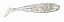 Isca Artificial Shad Doa Silicone Soft 8cm C/3 Unidades Diversas Cores Com Durabilidade - Imagem 3