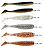 Isca Artificial Shad Doa Silicone Soft 8cm C/3 Unidades Diversas Cores Com Durabilidade - Imagem 8