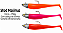 Isca Artificial Shad Maximus 32cm 350Gr Cabeça de Chumbo C/Cores Laranja Vermelho ou Rosa - Imagem 5