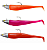 Isca Artificial Shad Maximus 32cm 350Gr Cabeça de Chumbo C/Cores Laranja Vermelho ou Rosa - Imagem 1