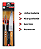 Kit Para Churrasco SQ4259 2 Peças Faca E Garfo Aço Inox Cabo De Madeira Laminas em aço inoxidável - Imagem 5