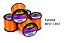 Linha Araty 100gr 1/4LB Diversas Medidas e Cores C/5 Und Best Cast, Army, Red Spider Ultra - Imagem 9
