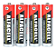 Pilhas Alfacell Comum Palito AAA 1.5V C/4 Tubos Caixa Com 60 Unidades de Alta Qualidade - Imagem 2