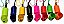 Porta Elastano (PD0031) De Pescoço Com Cordão Diversas Cores Sortido em polietileno - Imagem 6