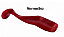 Refil Shad Maximus 28cm Vermelho Laranja atraindo predadores como Garoupa, Atum, Badejo e Olho de Boi - Imagem 2