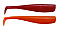 Refil Shad Maximus 28cm Vermelho Laranja atraindo predadores como Garoupa, Atum, Badejo e Olho de Boi - Imagem 1