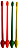 Saca Anzol 180mm MH002 G Para Pesca Desengate Rapído Cores Sortidas - Imagem 1