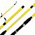 Vara Para Pesca Pop Austin 60LB 2,70m 2 Partes Cores Blue Yellow Orange Para Carretilha - Imagem 4