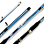 Vara Para Pesca Pop Austin 60LB 2,70m 2 Partes Cores Blue Yellow Orange Para Carretilha - Imagem 2