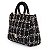 Bolsa Satchel Grande Em Tweed WJ preto - Imagem 6
