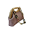Bolsa de Mão em Malha de Palha com Corrente Decorativa - Imagem 2
