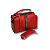 Bolsa Transversal Mão Detalhe Ziper na Frente Melo & SY Vermelho - Imagem 3