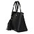 Bolsa Satchel Grande Com Chaveiro E Barbicacho - 12-PRETO - 0 - Imagem 2