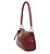 BOLSA TRANSVERSAL MEDIA COM ALCA DE OMBRO - BURGUNDY - Imagem 2