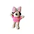 Chaveiro Cachorrinha Laço Rosa - Imagem 1