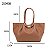 BOLSA FEMININA - CARAMELO - Imagem 3