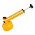 Borrifador Guarany Bomba Fritz Vertical 370ml Pulverizador Cor Amarelo - Imagem 4
