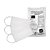 Mascara Cirurgica Tripla Branca 50un -Descarpack - Imagem 1