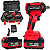 Mini Chave de Impacto 1/2'' 2 Baterias 66Kg - Sigma - Imagem 1