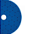 Boina Hex Espuma 5'' p/ Roto Orbital-Azul-Corte Leve - Sigma Tools - Imagem 2