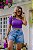 VBS-2182   BERMUDA JEANS FEMININA  MEIA COXA - Imagem 1