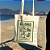 Bolsa Ecobag 100% Algodão Estampa BISCOITO GLOBO VERDE Reutilizável Estilosa - Imagem 3
