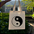Bolsa Ecobag 100% Algodão Estampa YIN-YANG Reutilizável Estilosa - Imagem 2