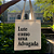 Bolsa Ecobag 100% Algodão Estampa LUTE COMO ADVOGADA Reutilizável Estilosa - Imagem 2