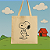 Bolsa Ecobag 100% algodão Estampa SNOOPY PAI - Imagem 1