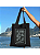 Bolsa Ecobag  100% algodão Black Estampa GLOBO - Imagem 2