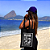Bolsa Ecobag PRETA 100% Algodão Estampa GLOBO Reutilizável Estilosa - Imagem 1