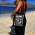 Bolsa Ecobag PRETA 100% Algodão Estampa GLOBO Reutilizável Estilosa - Imagem 2