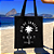 Bolsa Ecobag PRETA 100% Algodão Estampa +55 21 Reutilizável Estilosa - Imagem 3