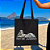Bolsa Ecobag PRETA 100% Algodão Estampa PÃO DE AÇÚCAR Reutilizável Estilosa - Imagem 3