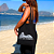 Bolsa Ecobag PRETA 100% Algodão Estampa PÃO DE AÇÚCAR Reutilizável Estilosa - Imagem 2