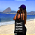 Bolsa Ecobag PRETA 100% Algodão Estampa COPA RIO Reutilizável Estilosa - Imagem 1