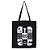 Bolsa Ecobag  100% algodão Black Estampa RIO SUN - Imagem 1