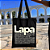 Bolsa Ecobag PRETA 100% Algodão Estampa LAPA Reutilizável Estilosa - Imagem 3