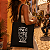 Bolsa Ecobag 100% algodão Black Estampa ANDA CUM FÉ - Imagem 1