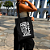 Bolsa Ecobag PRETA 100% Algodão Estampa ANDA CUM FÉ Reutilizável Estilosa - Imagem 2