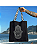 Bolsa Ecobag 100% algodão Black Estampa HAMSÁ (Alça xadrez) - Imagem 2
