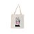 Bolsa Feminina Ecobag  100% algodão Estampa GUM GIRL - Imagem 1