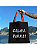 Bolsa Feminina Ecobag  100% algodão Black CALMA P(arco-iris) - Imagem 2