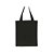 Bolsa Feminina Ecobag 100% algodão Black LUGAR DE MULHER - Imagem 2