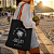 Bolsa Feminina Ecobag 100% algodão Black +55 21 (arco-íris) - Imagem 1