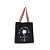 Bolsa Feminina Ecobag 100% algodão Black +55 21 (arco-íris) - Imagem 3