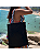 Bolsa Feminina Ecobag 100% algodão Black Crua (Alça xadrez) - Imagem 1